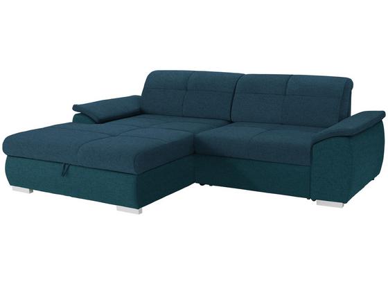 Wohnlandschaft L-form Verona 180x265 cm - Türkis/Chromfarben, LIFESTYLE, Holz/Kunststoff (180/265cm) - Ombra Wohnlandschaft L-form Verona 180x265 cm - Türkis/Chromfarben, LIFESTYLE, Holz/Kunststoff (180/265cm) - Ombra