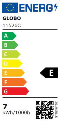 LED ŽÁROVKA 11526C - čiré, sklo (9,5cm) - Globo