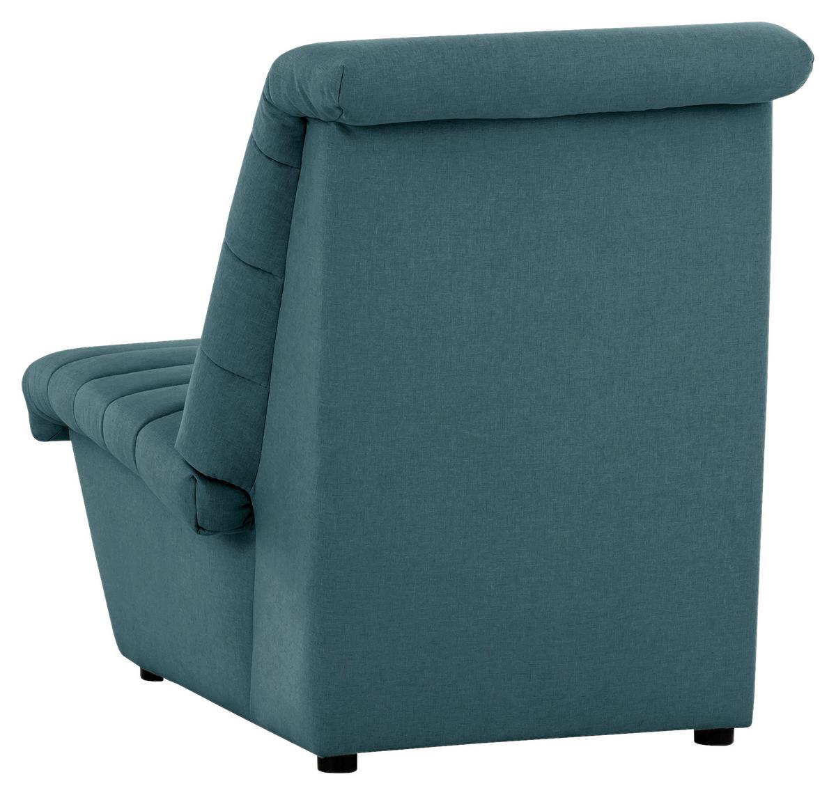 Sessel Looks Viii - Petrol/Schwarz, Design, Textil (72/92/103cm) - LOOKS by W.Joop