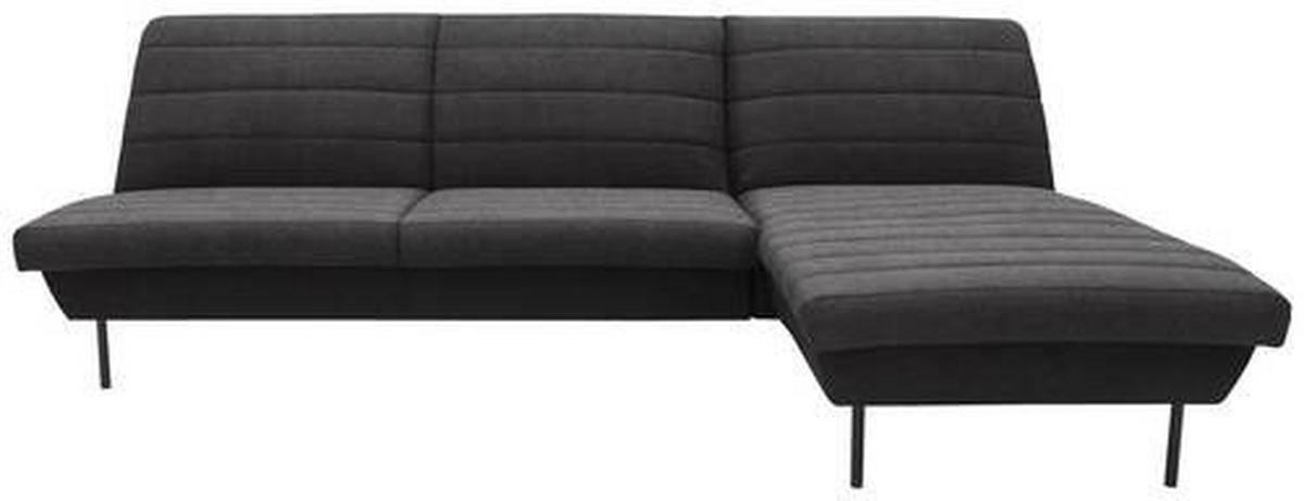 Ecksofa Looks Ix Anthrazit - Anthrazit/Schwarz, Design, Textil (274/168cm) - LOOKS by W.Joop