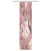 Flächenvorhang Signum - Rosa, Natur, Textil (60/245cm)