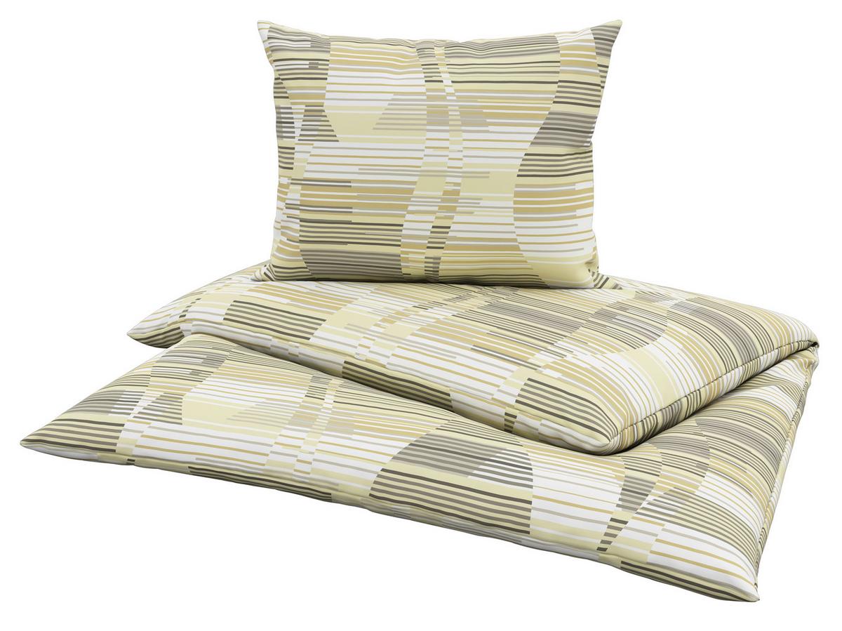 Bettwäsche 140x200 cm Melanie Bunt in verschiedenen Designs - Blau/Schwarz, MODERN, Textil - Ondega