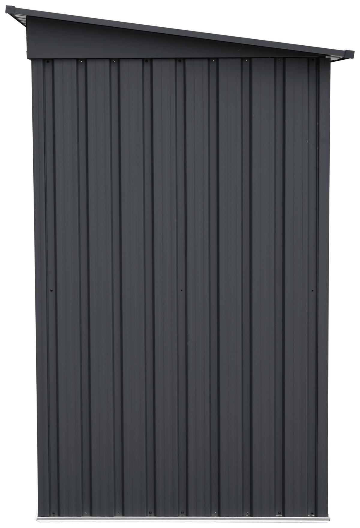 Gerätehaus ohne Boden 217x174x110 cm - Anthrazit, Basics, Metall (217/174/110cm)