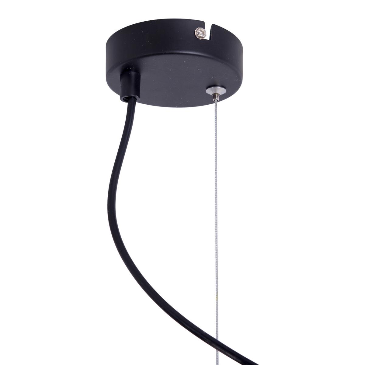 Hängeleuchte Triton H: 126 cm 4-Flammig - Goldfarben/Schwarz, Design, Metall (61/13/126cm) - Näve