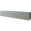 Lowboard Vera Grün B: 180 cm - Grau/Grün, Trend, Holzwerkstoff (180/30/33cm) - MID.YOU