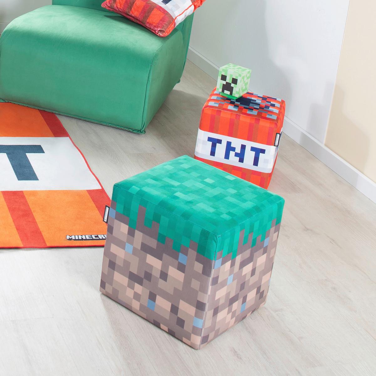 Sitzbox Minecraft - Multicolor, MODERN, Textil (35/35/35cm) - Minecraft