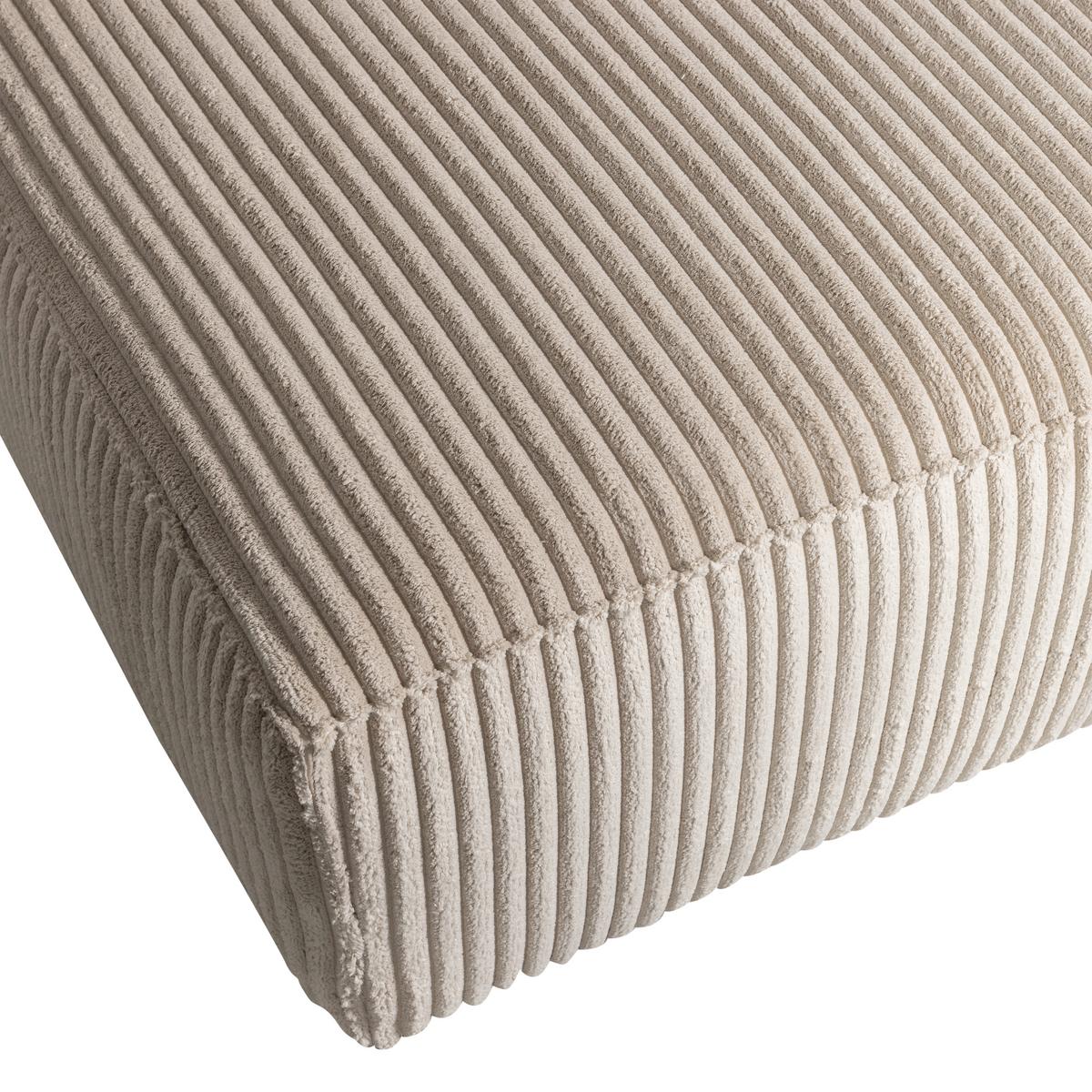 Ecksofa Bean Beige S: 178x254 cm - Beige/Schwarz, Design, Textil (178/254cm) - Livetastic