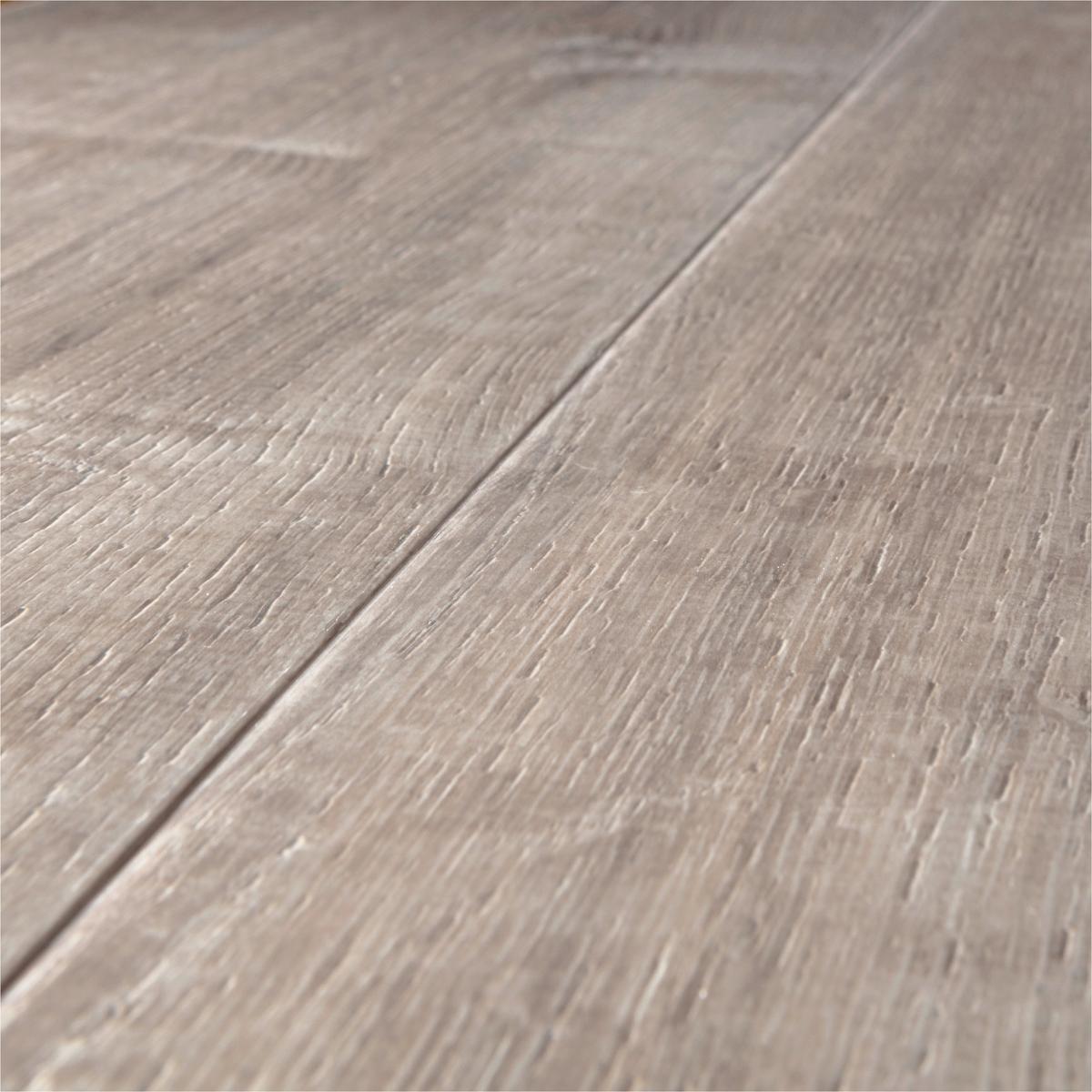 Designboden Eichefarben /Graubraun Landhausdiele Stärke 5mm - Eichefarben/Graubraun, Basics, Kunststoff (121/22/0.5cm)