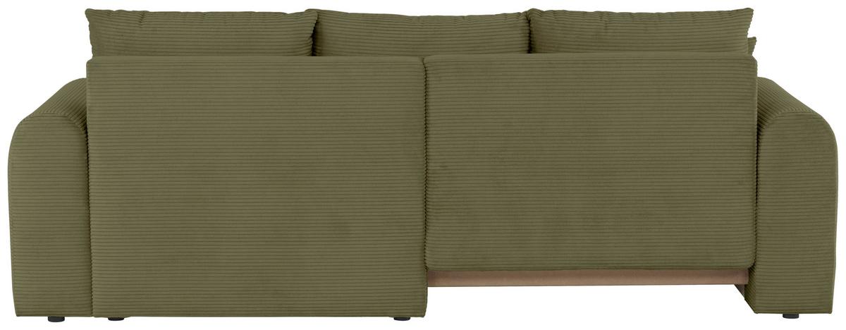 Ecksofa Joni Olivgrün S: 250 cm - Olivgrün, Design, Textil (250/151cm) - MID.YOU