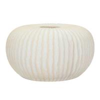 Vase Icicle Pot Creme B: 40 cm - Creme, Basics, Metall (40/23 /40cm)