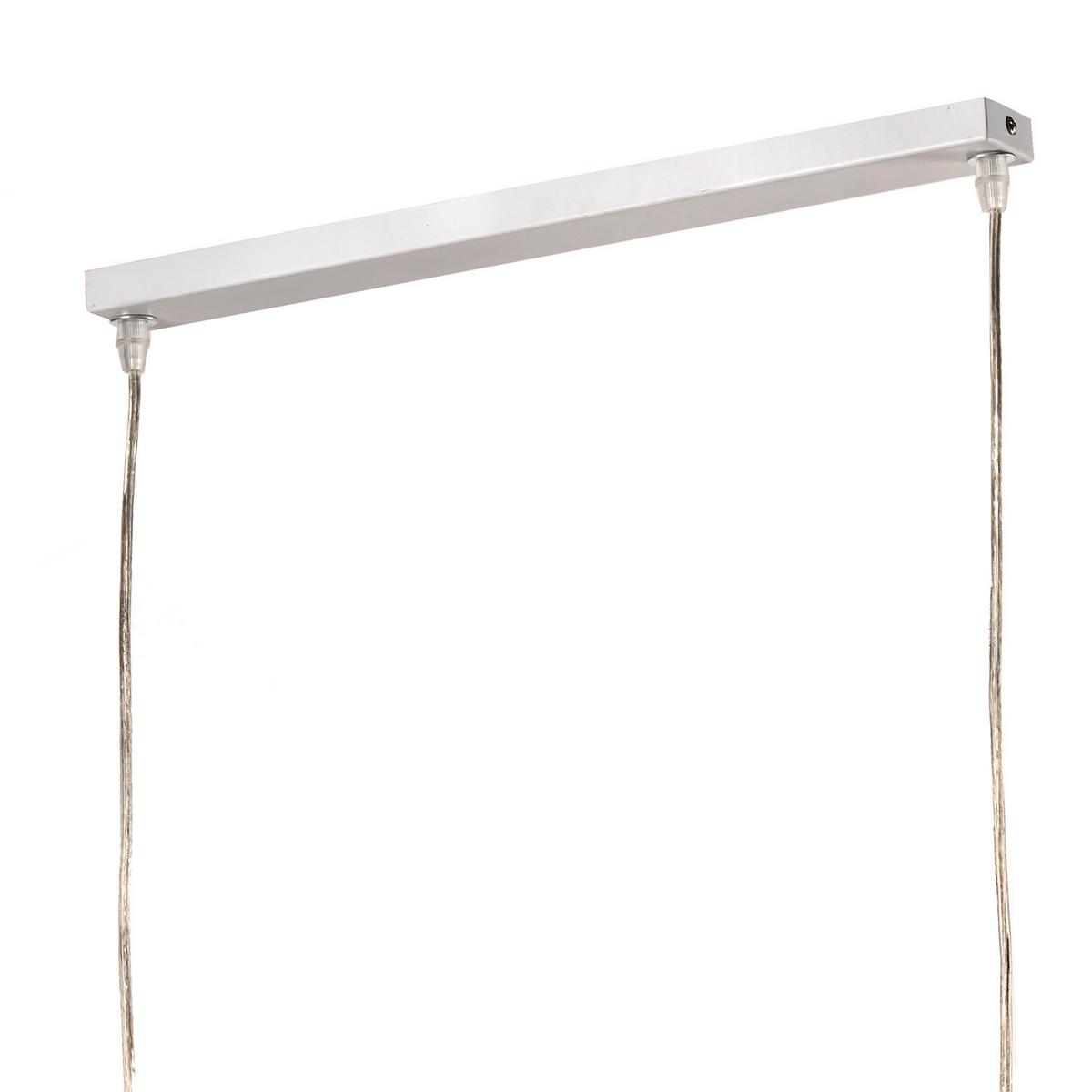 Hängeleuchte 5037/2 - Beige, Natur, Holz/Textil (80/15/100cm)