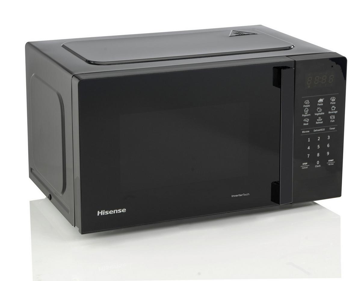 MIKROWELLE 700W, 20 Liter - Schwarz, Basics, Glas/Metall (45,5/26,1/32,6cm) - Hisense
