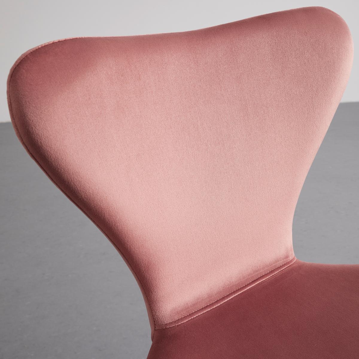 Jídelní židle ALICIA růžová - růžová/černá, Moderní, kov/dřevo (53/82,5/53cm) - Bessagi Home
