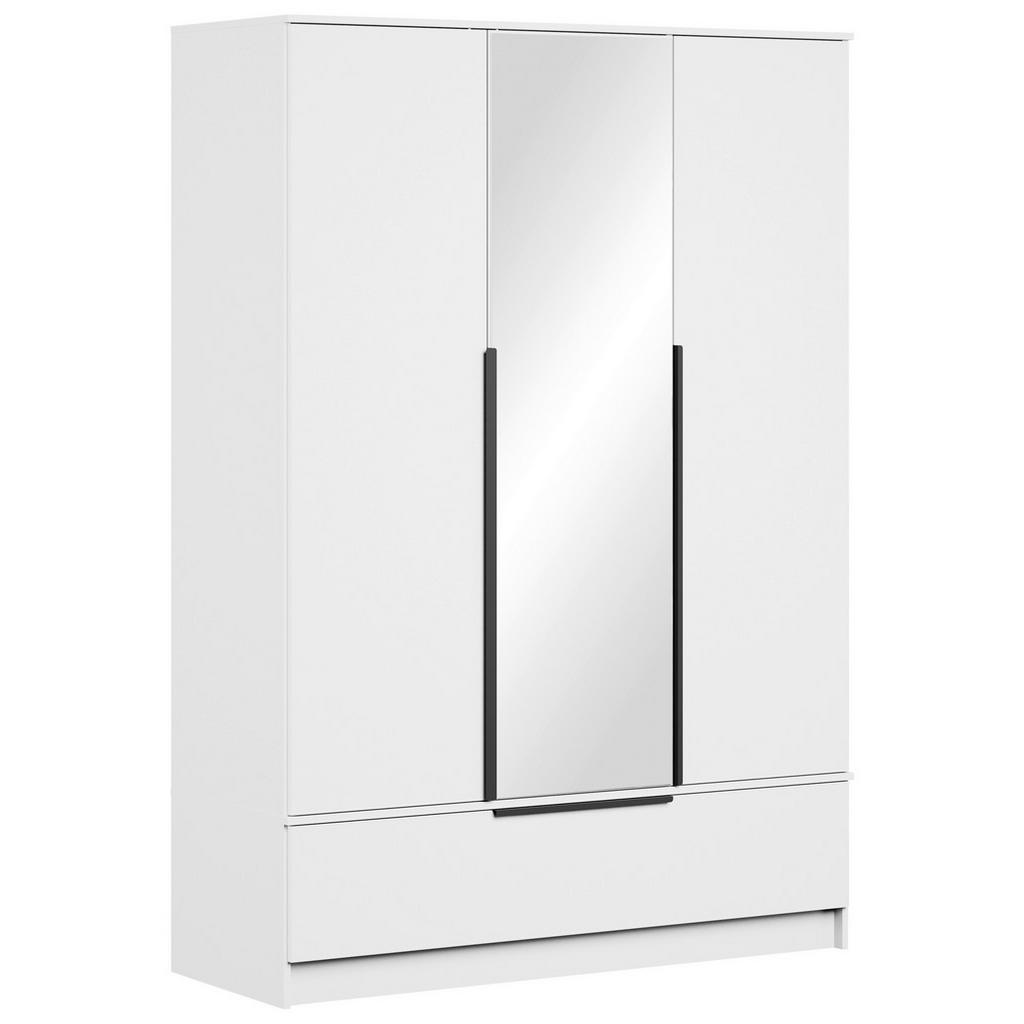 Kleiderschrank SPIRIT weiß 134,5 cm