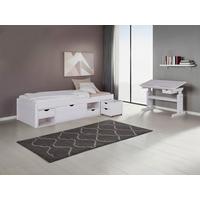 EINZELZIMMER Baru Weiß 2-teilig - Blau/Hellrosa, MODERN, Holz/Holzwerkstoff - MID.YOU