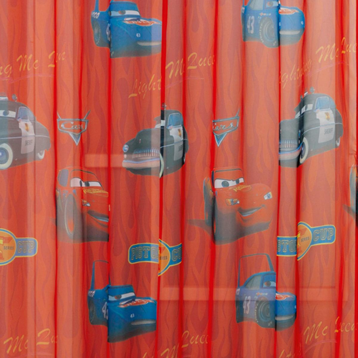 Vorhang Mit Schlaufen Cars 140x250 Cm - Rot, LIFESTYLE, Textil (140/250cm) - Disney