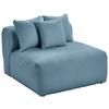 Modul Sofa Bloom 2er-sofa B: 100 Cm Blau - Blau, Trend, Textil (100/70/122cm) - Livetastic