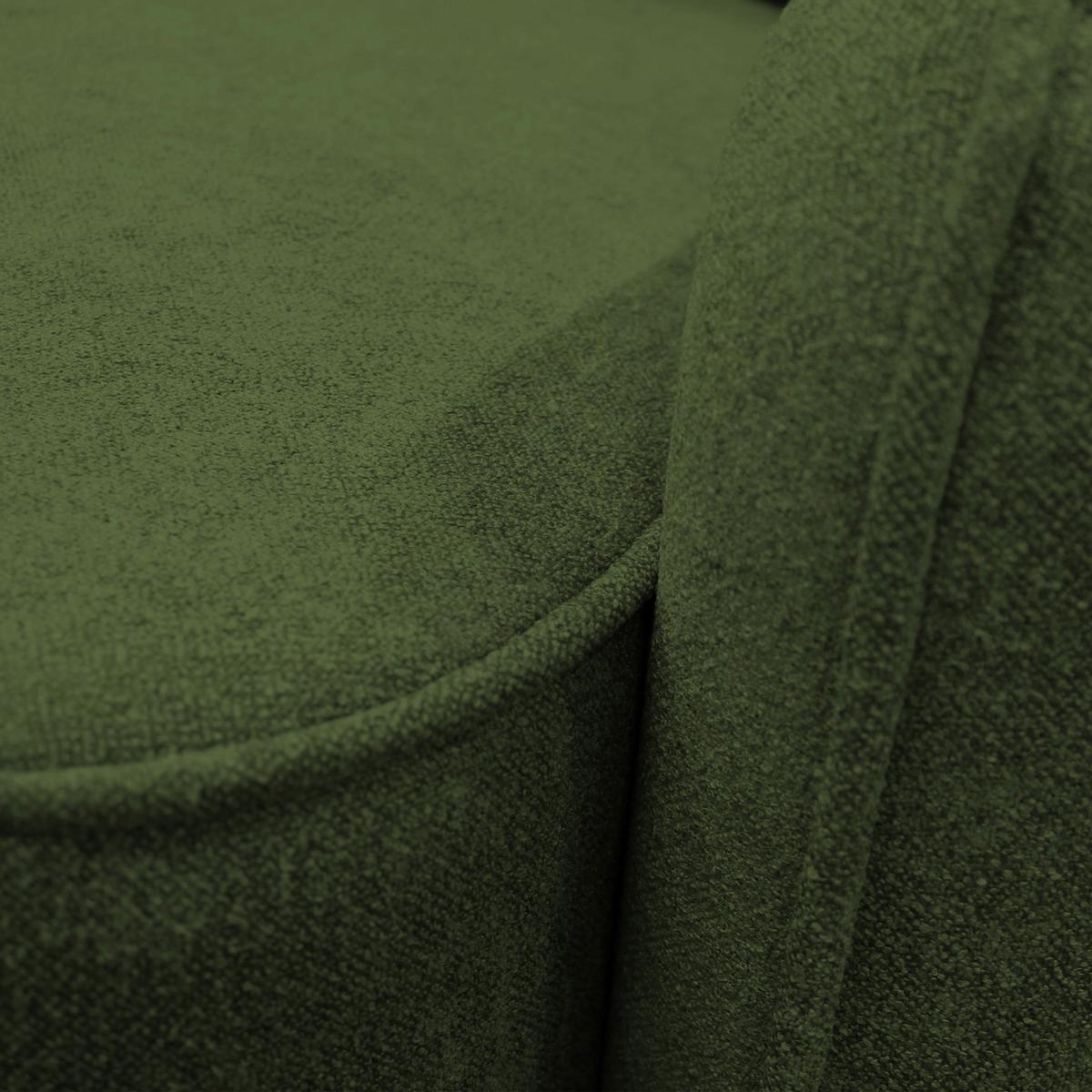 Ecksofa Fancy Grün 209x143 cm - Schwarz/Grün, Design, Textil (209/143cm) - MID.YOU