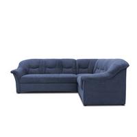 Ecksofa Sarafina Dunkelblau S: 240x190 Cm - Schwarz/Dunkelblau, KONVENTIONELL, Textil (240/190cm) - MID.YOU