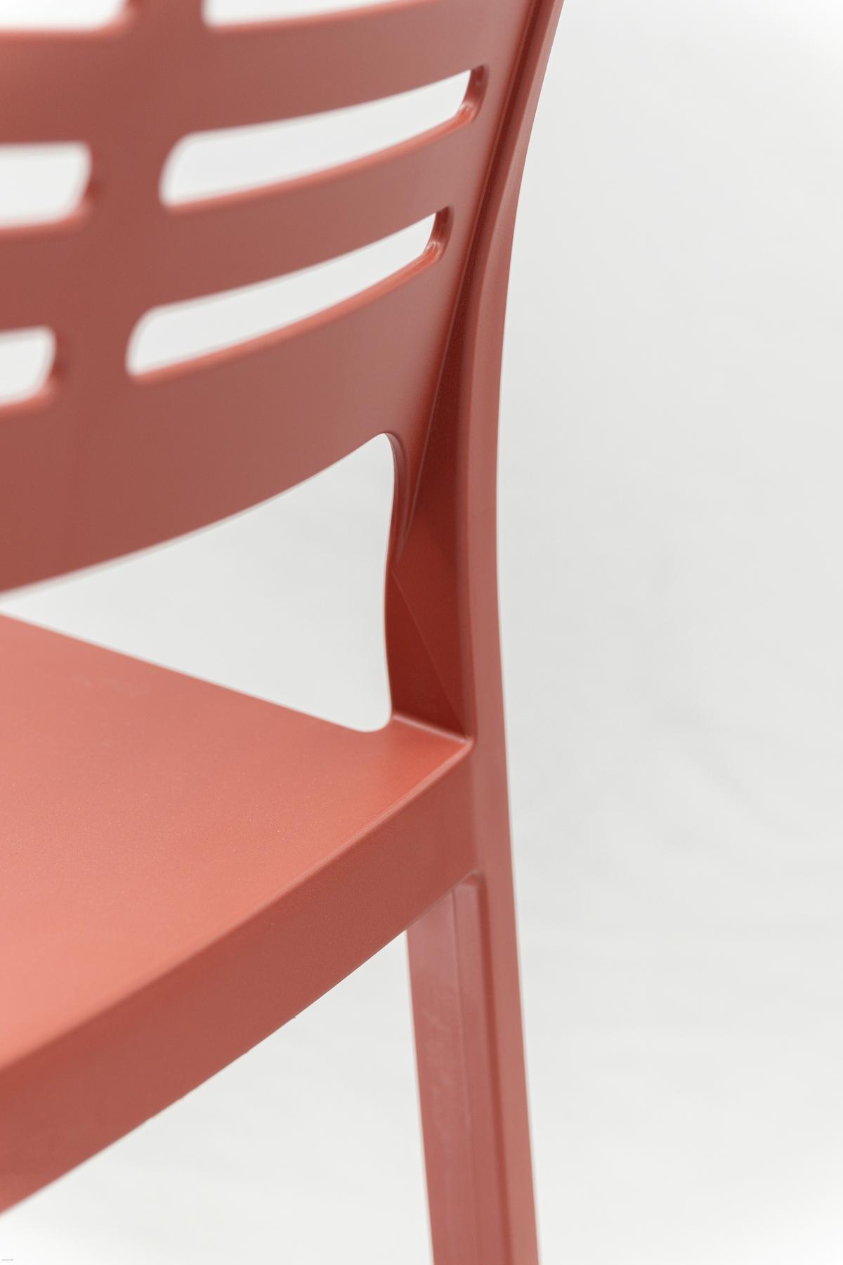 Gartenstuhl Mistral Terracotta - Terracotta, Basics, Kunststoff (46,5/82/52,5cm)