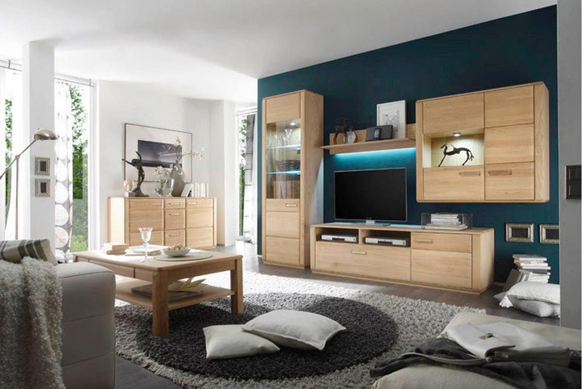 TV-Element Sena B: 179 cm Eiche Dekor - Eichefarben, Design, Holz/Holzwerkstoff (179/54/51cm) - Livetastic