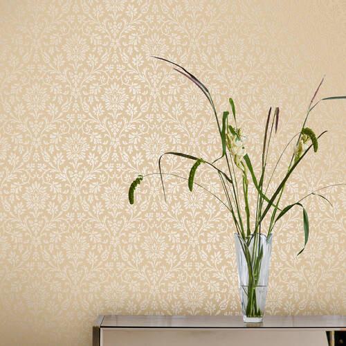 Vliestapete 52x1000 Cm Champagner - Champagner, Basics, Papier/Kunststoff (52/1000cm)