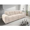 Viersitzer-Sofa Bosco, Creme B: 300 cm - Creme/Schwarz, MODERN, Textil (300/87/120cm) - Livetastic