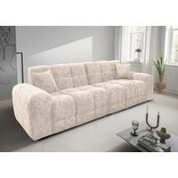 Viersitzer-Sofa Bosco, Creme B: 300 cm - Creme/Schwarz, MODERN, Textil (300/87/120cm) - Livetastic