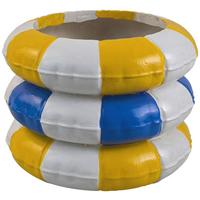 Pflanzentopf Alex - Blau/Gelb, KONVENTIONELL, Kunststoff (12/9cm) - Luca Bessoni