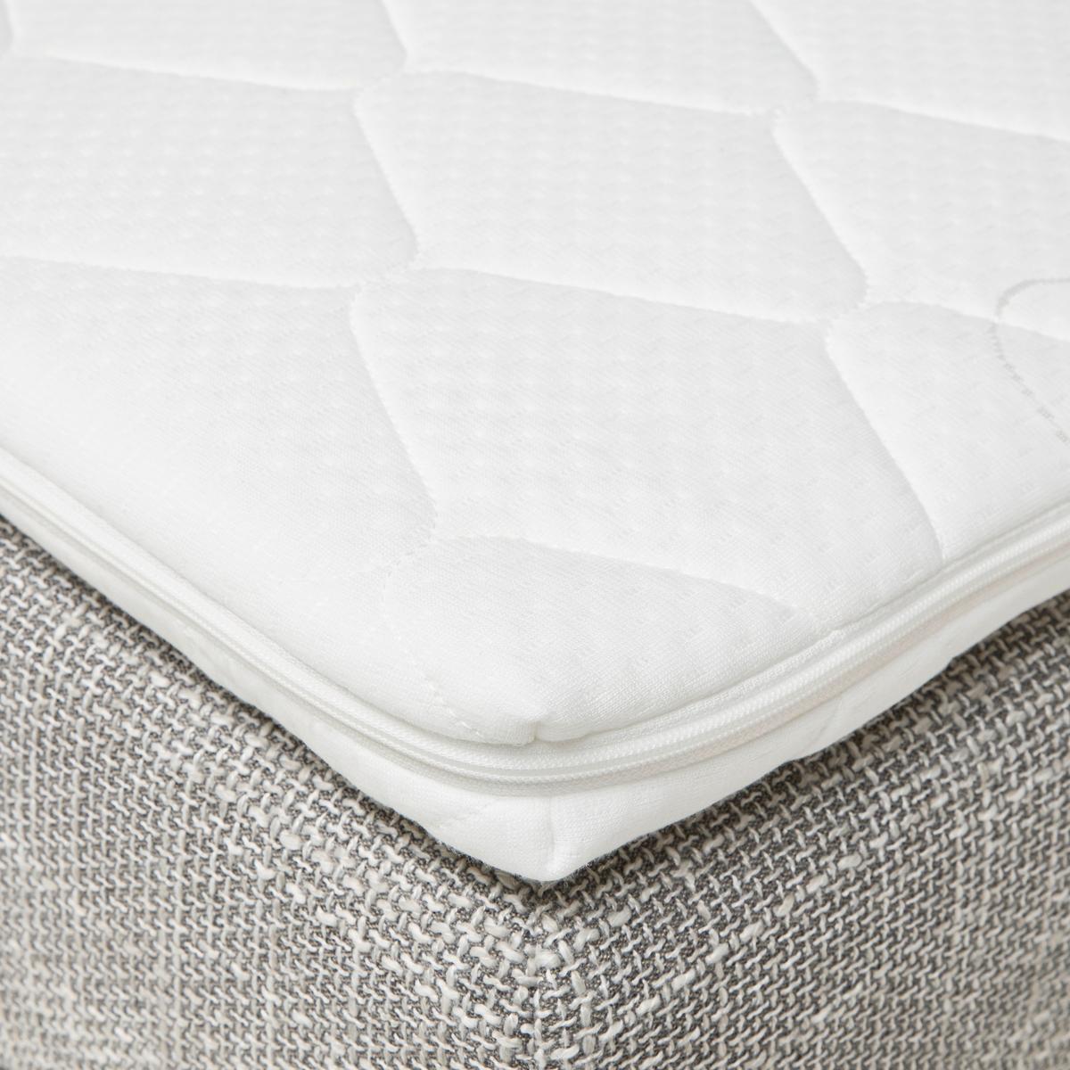 Americká posteľ VELORIA 160x200, sivá - sivá/prírodná farba, Konventionell, drevo/textil (160/200cm) - Mömax