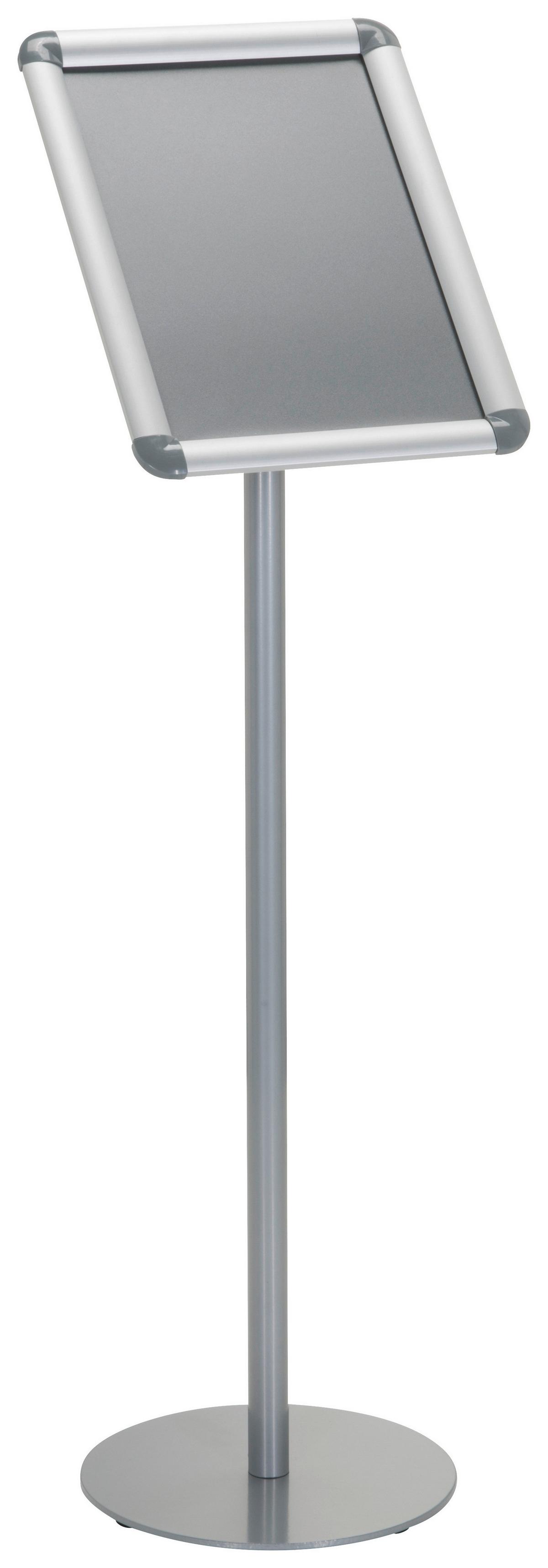 Plakatständer Agenda I - Silberfarben, Basics, Metall (24/89,5/26cm) - MID.YOU