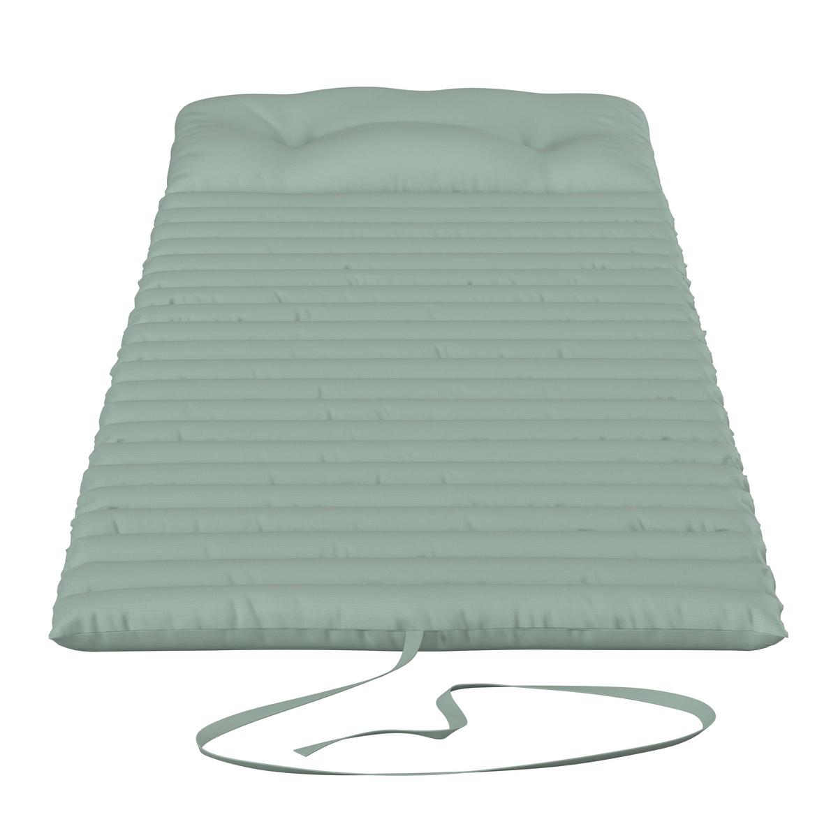 PODUŠKA NA LEŽADLO LUNA - zelená, Modern, textil (180/5/60cm) - Bessagi Garden