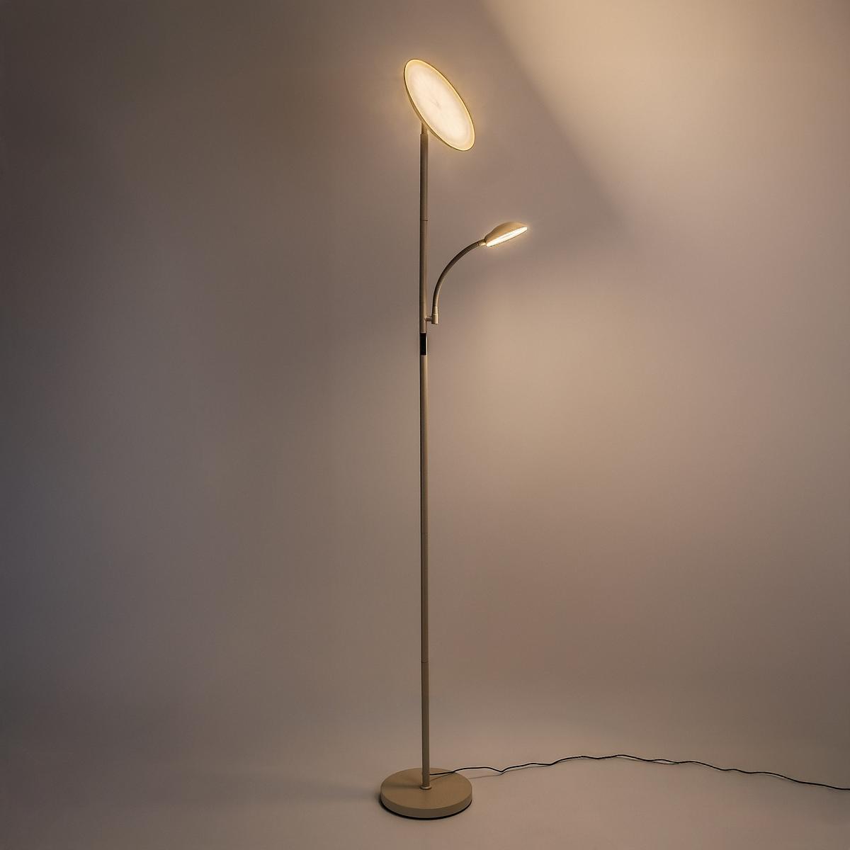 Led Állólámpa Halina Bézs - bézsbarna, Basics, fém - Rabalux