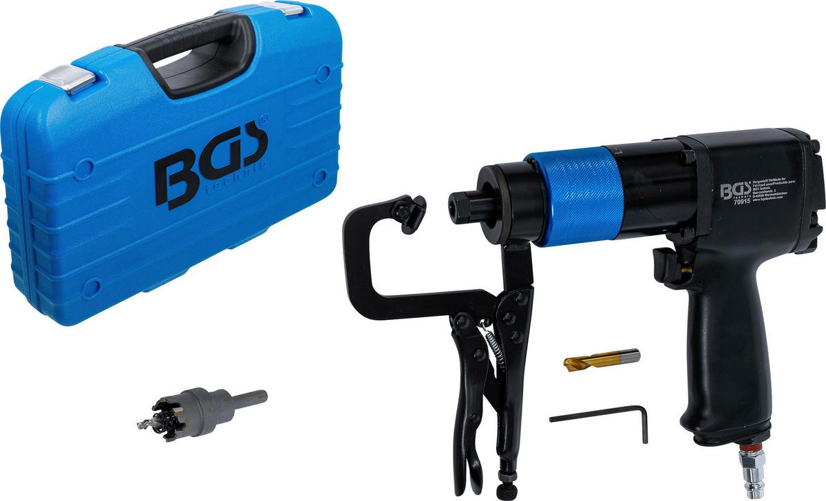 Druckluft-Schweißpunkt-Fräser 70915 - Blau/Schwarz, Basics (44,1/31,9/10,1cm)