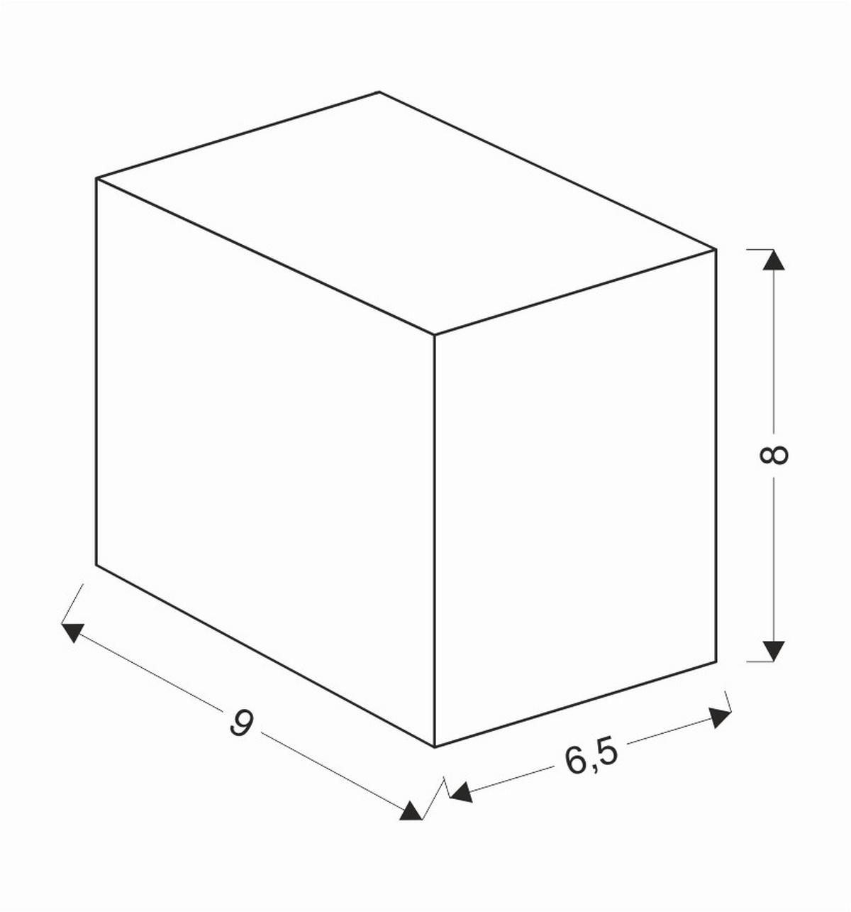 Außenwandleuchte 21-32300 Nerium - Schwarz, Design, Metall (6.5/9/8cm)