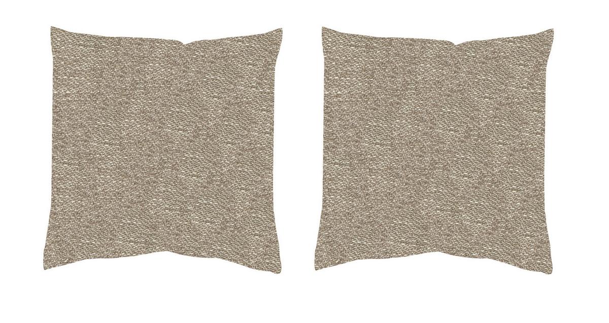 Kissenhüllen-set Fjella - Bernsteinfarben, Basics, Textil (50/50cm)