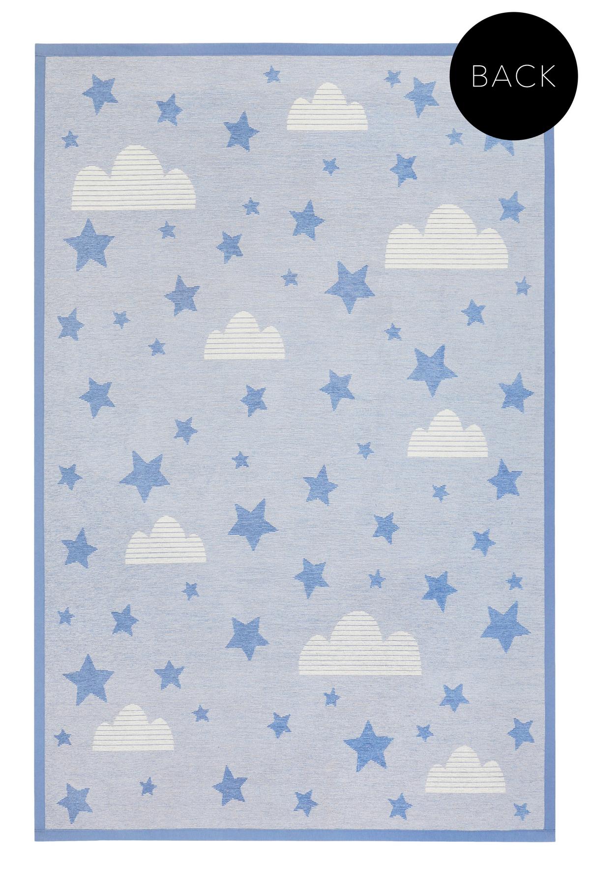 Kinderteppich Blau, Bxl: Ca. 160x230 Cm - Blau/Pastellblau, Trend, Textil (160/230cm) - Esprit