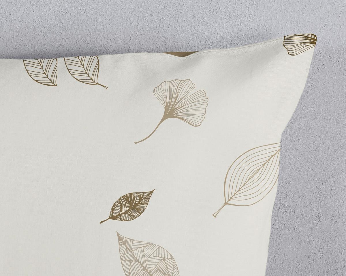 WENDEBETTWÄSCHE SAAR - Perlmutt/Braun, Basics, Textil (140/200cm)
