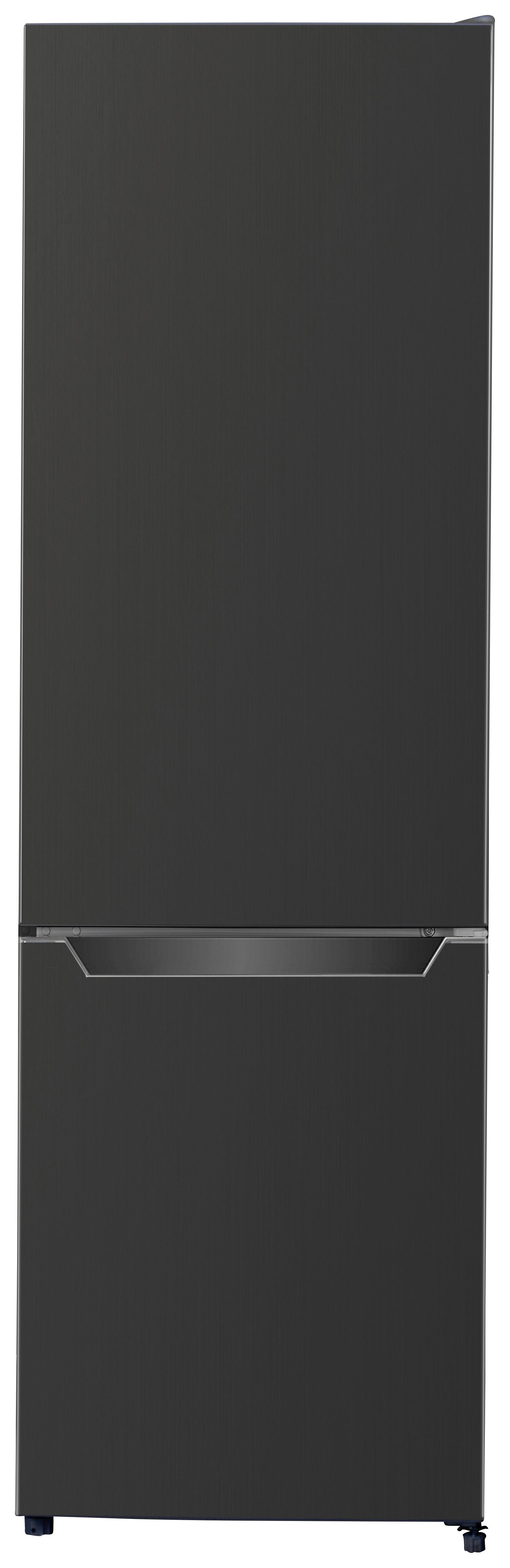 KÜHL-GEFRIER-KOMBINATION Anthrazit B: 54cm - Anthrazit, Basics, Glas/Kunststoff (54/176/55cm) - Respekta