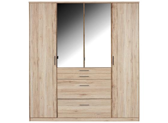 Kleiderschrank Aachen - Eichefarben, KONVENTIONELL, Holzwerkstoff (180/198/58cm) Kleiderschrank Aachen - Eichefarben, KONVENTIONELL, Holzwerkstoff (180/198/58cm)