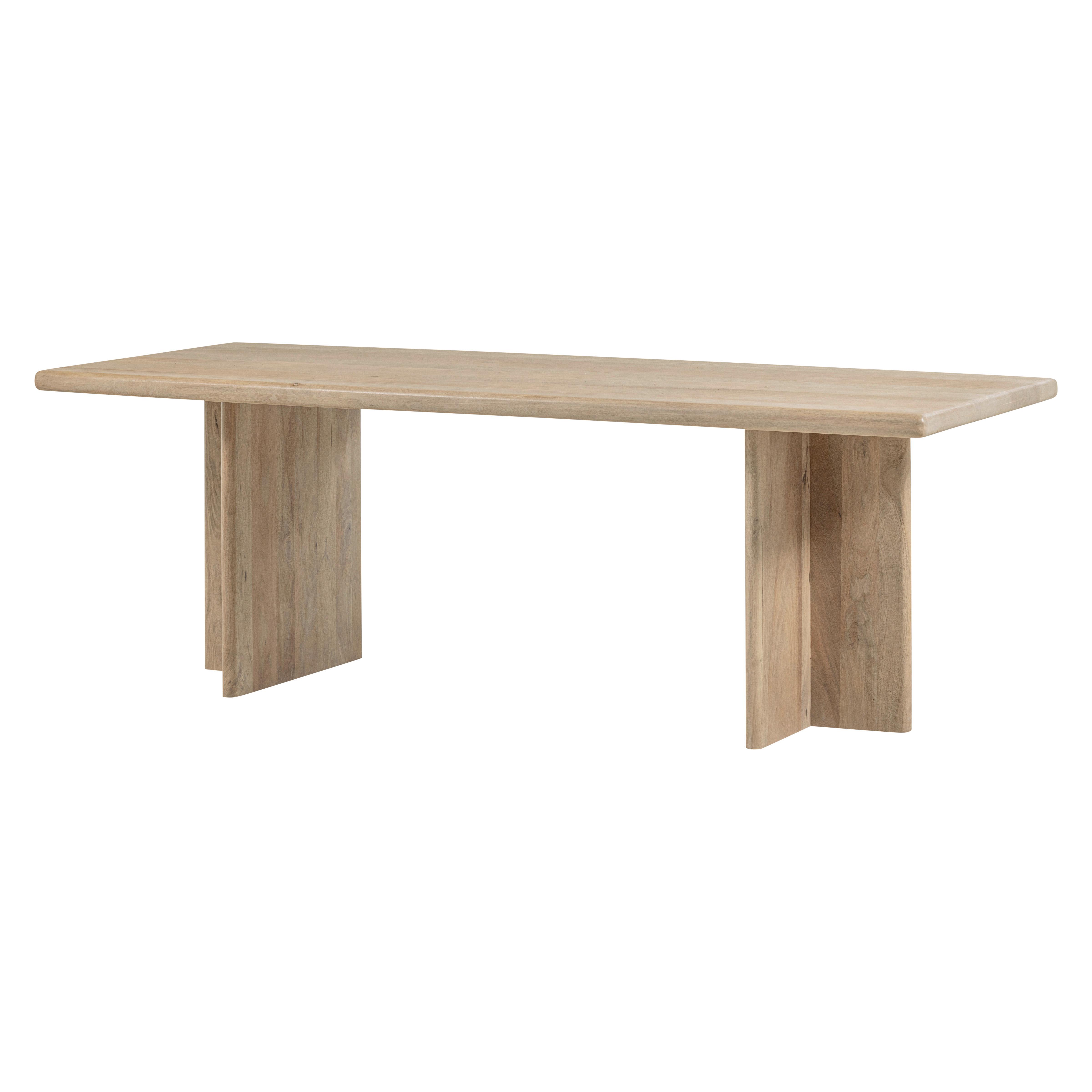 ESSTISCH Ato Naturfarben L: 220cm - Naturfarben, MODERN, Holz (220/90/76cm) - Livetastic