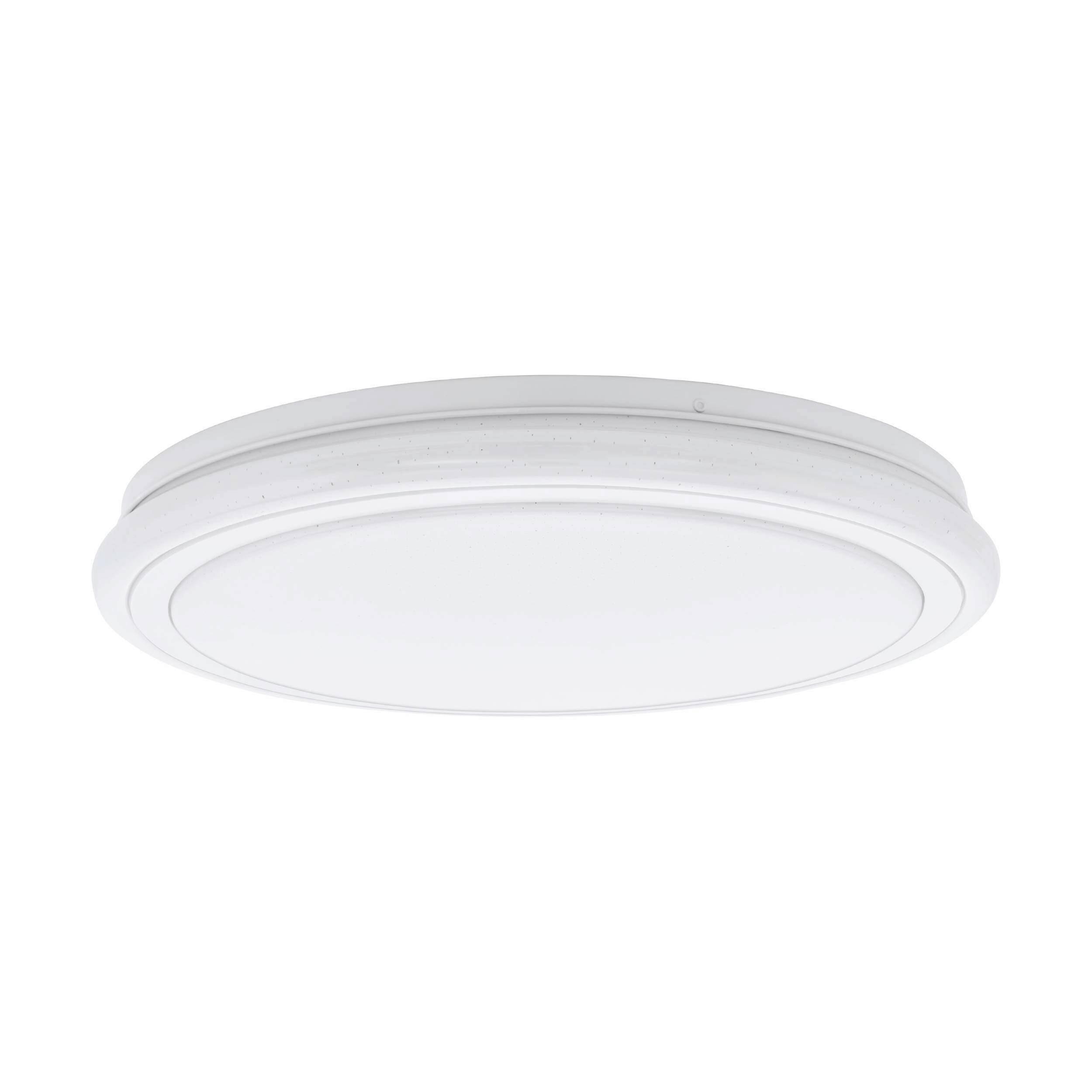 Deckenleuchte Lipari Ø 40 Cm - Weiß, Basics, Kunststoff/Metall (40/7cm) - Eglo