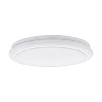 Deckenleuchte Lipari Ø 40 Cm - Weiß, Basics, Kunststoff/Metall (40/7cm) - Eglo