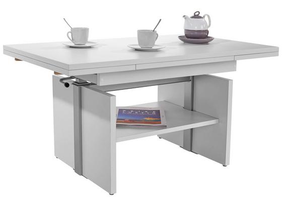 Couchtisch Falco - Weiß, KONVENTIONELL, Holzwerkstoff (105-160/48-65/63cm) Couchtisch Falco - Weiß, KONVENTIONELL, Holzwerkstoff (105-160/48-65/63cm)