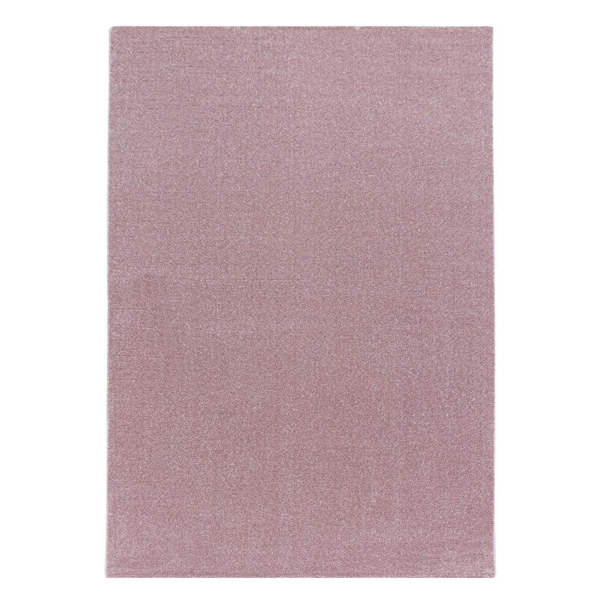 Teppich Läufer Rosa Rio 80x250 Cm - Rosa, Basics, Textil (80/250cm)