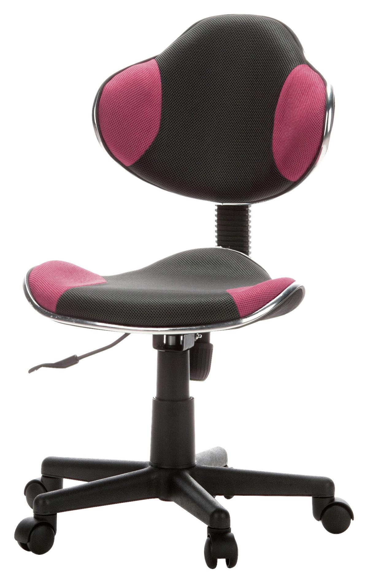 Jugenddrehstuhl Kiddy Gti 2 Pink/ Grau - Pink/Grau, Basics, Kunststoff (45/86-101/42cm) - MID.YOU