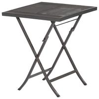 Gartentisch Klappbar Samos Metall L 60 cm - Graphitfarben, MODERN, Metall (60/60/71cm) - Gardenson