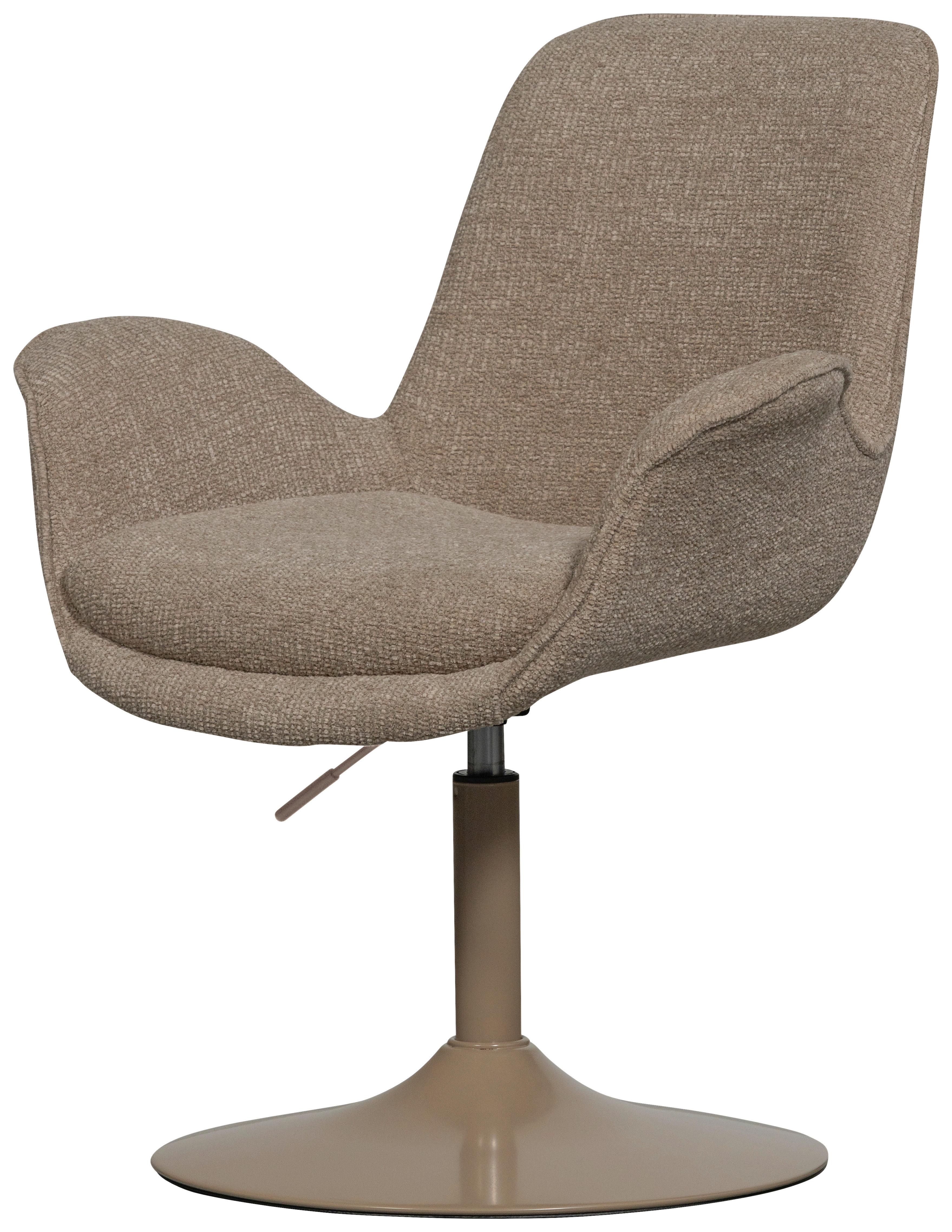 Armlehnstuhl Marten Sandfarben B: 70cm - Sandfarben, MODERN, Textil/Metall (70/90/66cm) - Livetastic