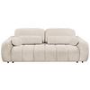 Schlafsofa Bubble Beige B: 256 Cm - Beige/Schwarz, Design, Textil (256/76/112cm) - MID.YOU