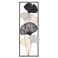 Wanddeko Ory A Gold, Schwarz, Weiß B: 31 Cm - Goldfarben/Schwarz, Basics, Metall (31/90/3.5cm)
